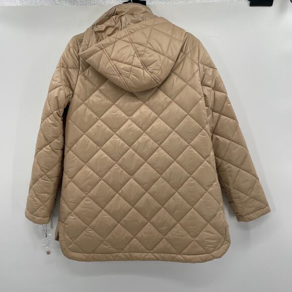 Sam Edelman Womens Diamond Quilted Hooded Jacket - Picture 8 of 12